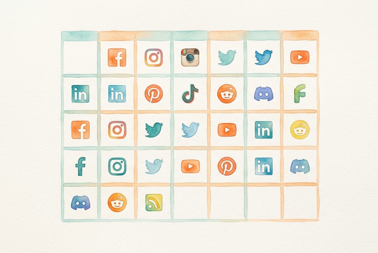 Social posts queued